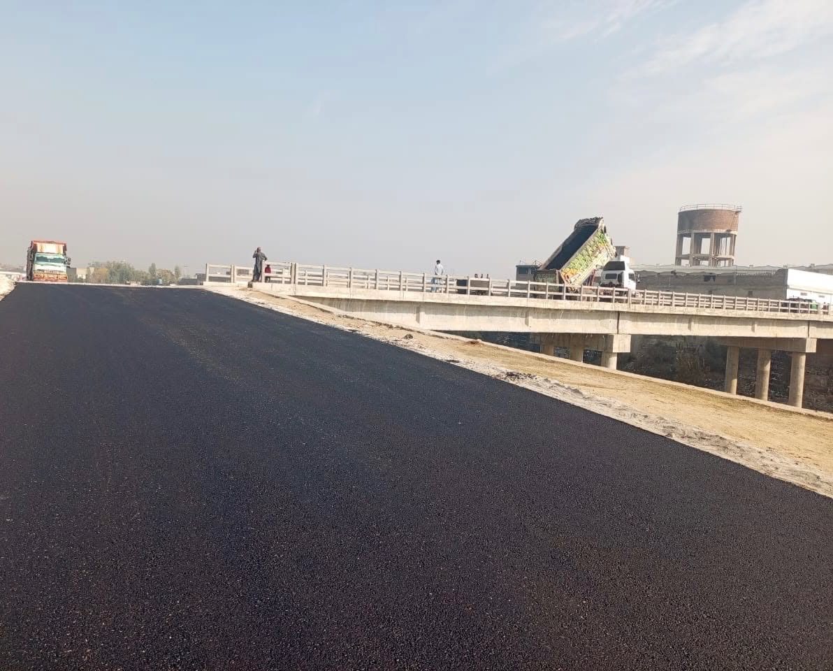 Dualization of Bakhshali Road Mardan under construction